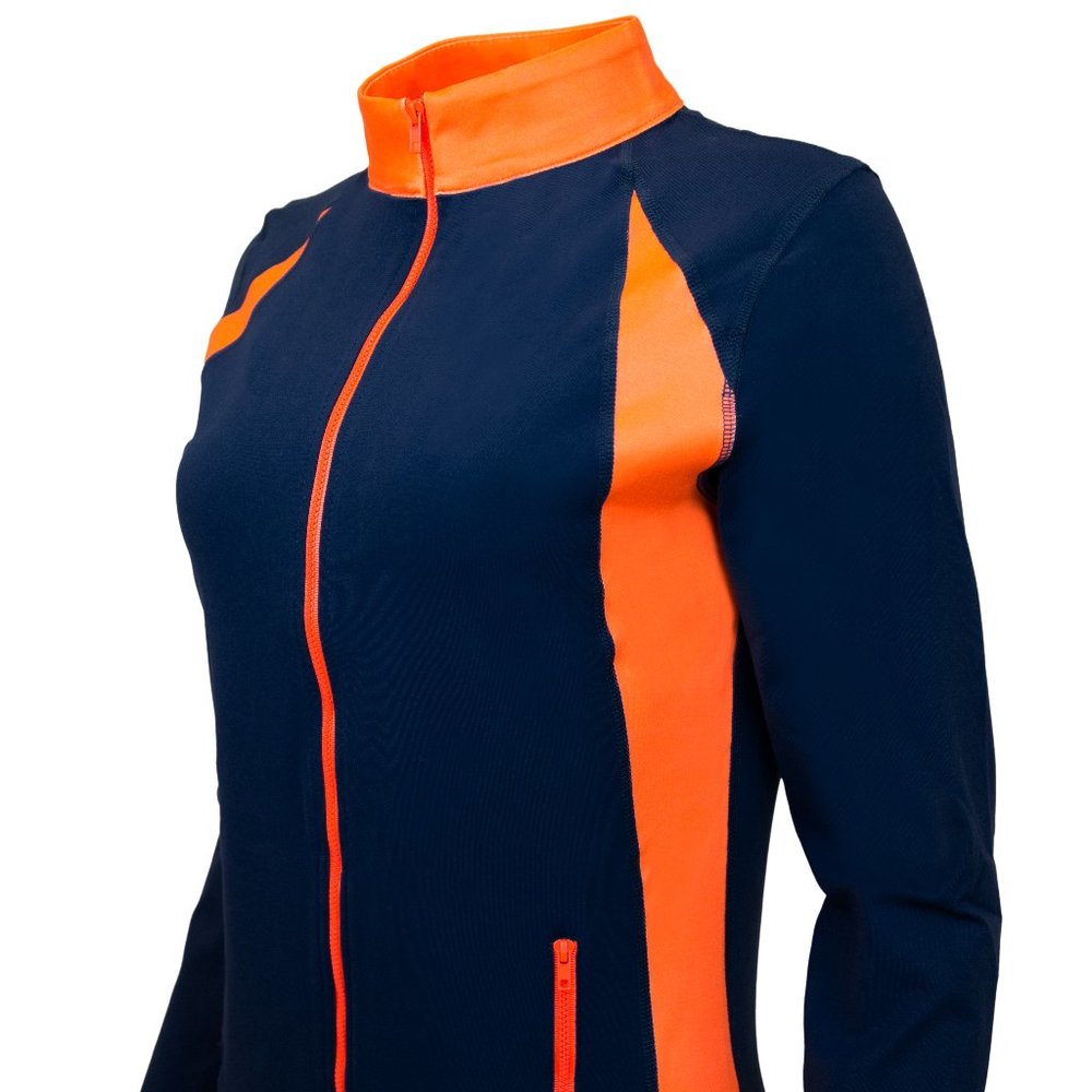Denver Broncos Full Zip Athletic Yoga Jacket - Brand New! - 50% Off MSRP